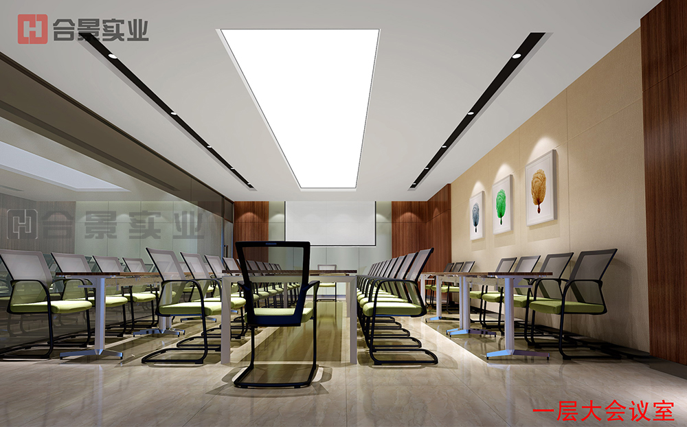 簽約廣東創(chuàng)能公司辦公室裝修綜合工程